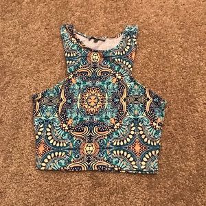 Kaleidoscope Festival Crop Top